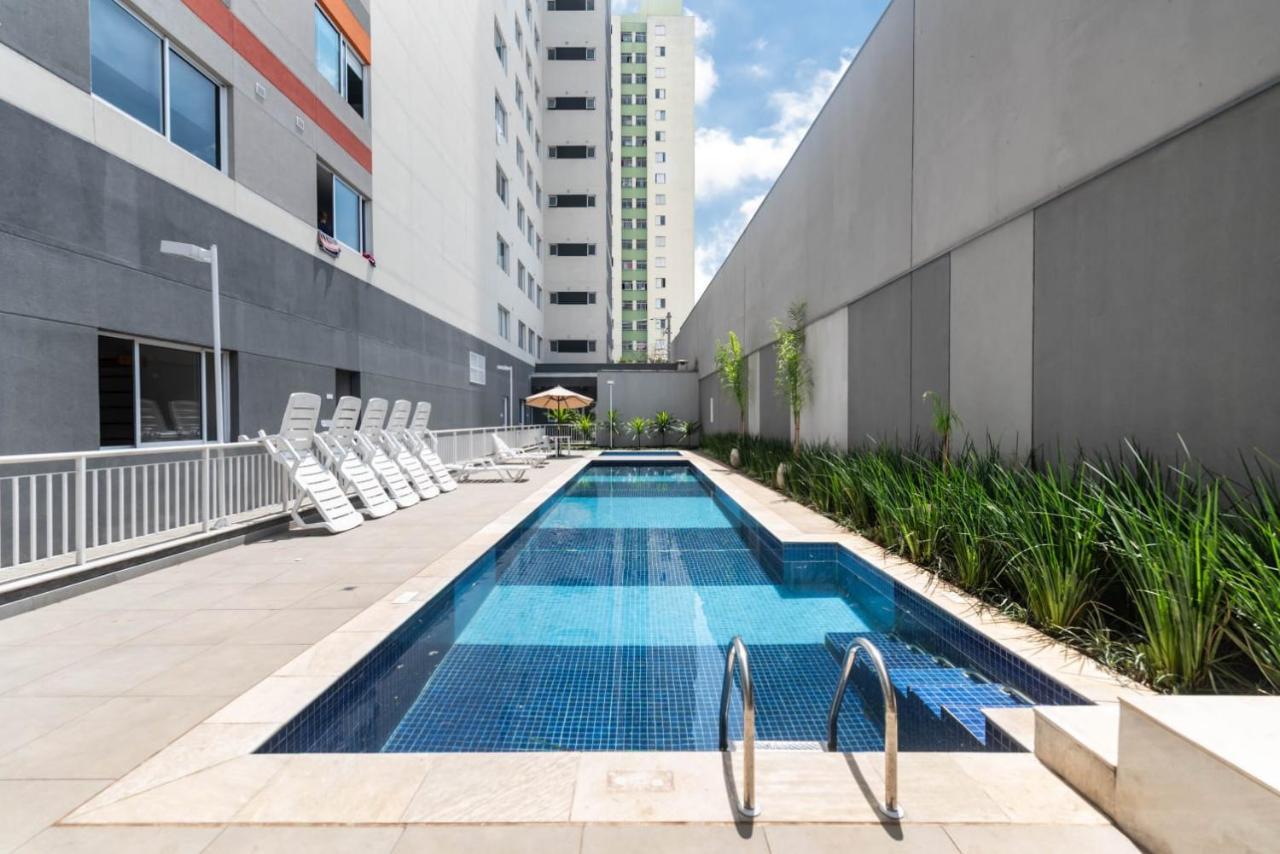 92B Apto Confortavel Prox Ao Bras - Piscina E Academia Σάο Πάολο Εξωτερικό φωτογραφία